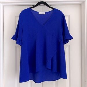 Royal blue blouse size S